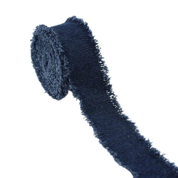 Horquilla de cinta vaquera para el pelo, accesorios de ropa, proyectos de bricolaje, decoración, adornos para Azul oscuro