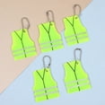 thumbnail image 7 of vlrwzc 10Pcs Reflective Keychain Safety Reflective Pendants Fire Suit Keychain Reflective Backpack Pendant for Bag Night Walking Cycling Running, 7 of 7
