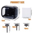 thumbnail image 2 of Rectangle Plastic Minifigures Display Cases Dustproof Dolls Display Boxes with Magnetic Lids for Models Toys Action Figures Black Rectangle: 24x15.5~16x18cm, 2 of 6