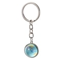 thumbnail image 4 of Llavero con mapa del mundo y globo terráqueo, llavero creativo con planetas, colgante metálico portátil 3D de la Tierra, adorno para colgar en el bolso, para hombres y mujeres, 4 of 8