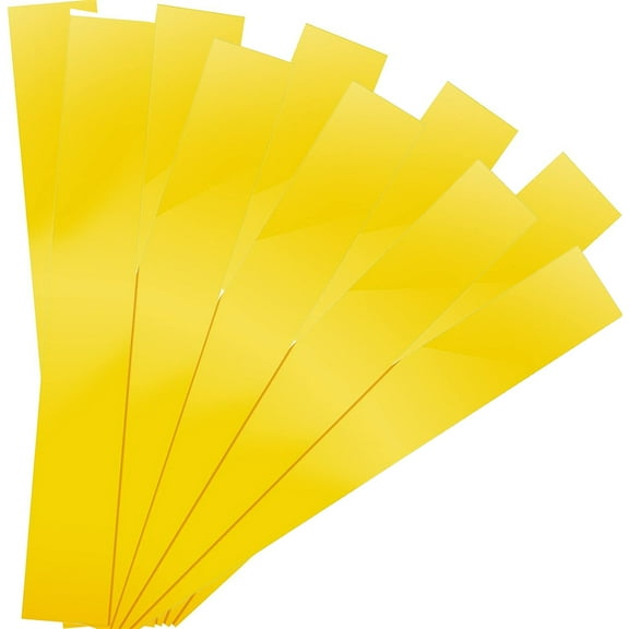 NOGIS Zero Gap Woodworking Tape, 10 Stripes 2 X 14 Inch Zero Clearance Tape for More Accurate Cuts on Miter Saw Table Saw Self Adhesive Strips, Positioning Wood Cutting (Yellow)