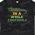 thumbnail image 4 of Inktastic In a While Crocodile with Cool Green Crock in Sunglasses Boys or Girls Toddler T-Shirt, 4 of 5