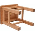 thumbnail image 6 of CONSDAN Step Stool 13 inch, Kids Stool, Solid Oak Hardwood Step Stool for Adults, Shoe Changing Stool, Footstool for Kitchen, Bedroom, Living Room, Natural Oak, 6 of 6