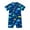 Navy, variant on Odeerbi 6M-5Y Toddler Boys Girls One Piece Athletic Training Swimsuit Summer Beach Surfing Swimsuit Cute Beachwear Fish Print Sunscreen Short Sleeve Rash Guard Swim Jumpsuit