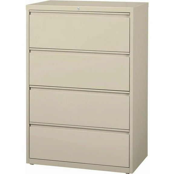 36 in. HL10000 Series Lateral File with 4-Drawer - Putty