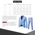 thumbnail image 7 of vastwit Mens Classic Fit Tuxedo Suit for Business Wedding Prom Party (Blazer Jacket & Vest & Pants) Burgundy S, 7 of 7