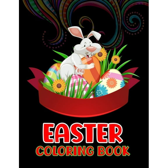 Easter coloring book: A Fun Easter Gift for kids (Paperback)