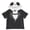 Jack Skellington Suit, variant on Disney Nightmare Before Christmas Baby Girls' Cosplay Short Sleeve Hooded T-Shirt Sally Patchwork Multi