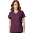 thumbnail image 1 of Blossom by Maevn Women's Signature Mock Wrap Solid Scrub Top, 1 of 1