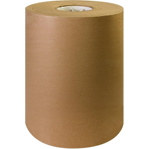 Brown Paper Roll, 40#, 12"x 900', 100% Recycled Paper, Ideal for Shipping, Packing, Moving, Gift Wrapping, Craft, Dunnage and Parcel