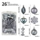 thumbnail image 3 of 26pcs Christmas Set Painted Alien Balls Powder Coated Snowflake Set Box Christmas Supplies, 3 of 5