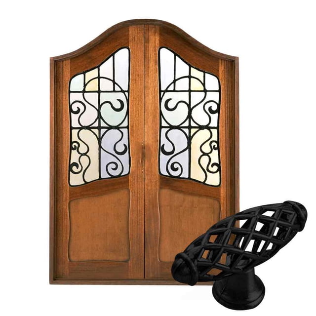 Birdcage Poignées Rondes Vintage Bronze Noir pour Armoire Placard Porte Tiroir Fer