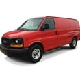 thumbnail image 3 of 2003-2019 Chevy Express/ GMC Savana 1500/2500/3500 Van (Full Size) For 3 Door Models Only Black Finish 6 Inch iRunning Board Door to Door Side Bar Side Step Running Board, 3 of 4