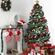 thumbnail image 4 of Cintas de oropel de Navidad, guirnalda de cinta de caña verde, adorno colgante para árbol de Navidad, decoración de fiesta, decoración del hogar, 4 of 5