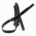 thumbnail image 1 of P&p Sangle de Guitare en Cuir Réglable Vintage de Luxe - Noir, 1 of 9