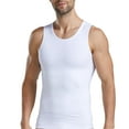 thumbnail image 1 of SHIXIAOO Men's Slim Fit Vest Shirt Slim Fit Waist Top Men Sweat Workout Inner Vest Men Mens Abs Vest Belly Compression Shirt Men Compression Shirts for Men Zipper Tee Shirts for Men V Neck Base Layer, 1 of 8