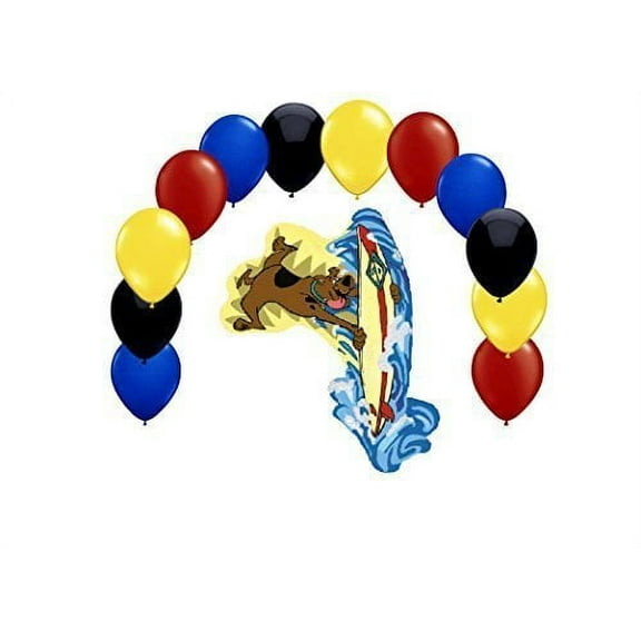 Scooby Doo Mylar Latex Balloon Bouquet