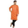 thumbnail image 1 of Atasi Ensemble Kurta Indien Uni pour Hommes Col Mandarin Kurta Décontracté Longue Tenue, 1 of 7