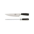 thumbnail image 2 of Deluxe Comfort Japanese Knife - Pro 8? Sharp Chef Knife - High Carbon Stainless Steel Kitchen Knife - Includes, Knife Sharpener, 2 Kevlar Gloves (Cut-Resistant ), Storage Box, 2 of 8