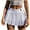 White, variant on Fgnfyis Women's Sexy Cute Pattern Skirt Thin Sexy Short Side Zipper Pleated Skirt Womens Skirts White XL