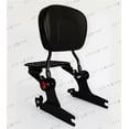 thumbnail image 3 of HTTMT- Adjustable Backrest Sissy Bar Luggage Rack for HD Softail 00-06 Black, 3 of 5