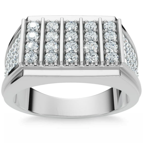 Pompeii 1Ct Men's Diamond Ring 14k Gold Lab Grown (F/G,VS2-SI1)