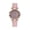 Pink -BS53, variant on Resicozy Women's Watches Leather Strap Round Dial Fashion Classic Ladies Wrist Watch Water Resistance and Lightweight Watches Gray
