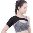thumbnail image 2 of Shoulder Protector, Adjustable Back Protect Breathable Gym Sports Care Single Shoulder Support Back Pads Bandage for Relieve Shoulders Pain (Color : Black), 2 of 7