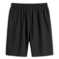 thumbnail image 2 of SWSMCLT Men's Running Shorts Casual Cool Hiking Active Shorts Sports Summer Jogger Gym Mid Rise Black Large, 2 of 4