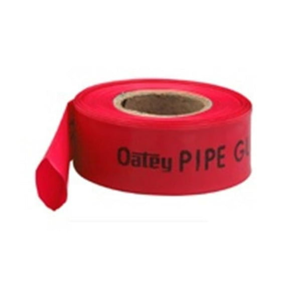Oatey 38708 200 Ft. Poly Red Pipe Guard Tape - Red