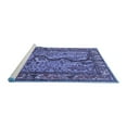 thumbnail image 2 of Ahgly Company Machine Washable Indoor Rectangle Animal Blue Traditional Area Rugs, 2' x 4', 2 of 4