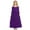 Purple, variant on HAWEE Girls Casual Maxi Floral Dress Long Sleeve Holiday Pockets Dresses Girls Long Sleeve Floor Length Maxi Dress