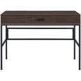 thumbnail image 4 of Hassch Modern Computer Desk Study Writing Table with Built-in USB Port & Plug, Storage Drawer, Oak, 4 of 7