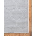 thumbnail image 5 of Unique Loom Decatur Collection Area Rug - Trellis (2' x 7' 10" Runner Ivory/Gray), 5 of 7
