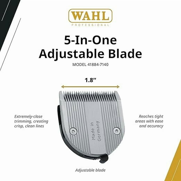 Wahl Professional, Clipper Blade, Standard Size, 5-in-1 Adjustable
