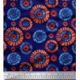 thumbnail image 1 of Soimoi Poly Georgette Fabric Brush Stroke Abstract Printed Craft Fabric by the Yard 52 Inch Wide, 1 of 3