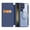 Blue, variant on Case For Samsung Galaxy S24/S24 Plus/S24 Ultra, Clear Magnetic Flip Case Wireless Charging Card Wallet Shell RFID Anti-theft Brush Cover