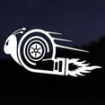 thumbnail image 4 of Walbest 1 PCS Car Sticker - Turbo Snail Racing Universal Auto Car Motorcycle Decal Reflective Sticker Decoration, 4 of 6
