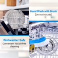 thumbnail image 4 of Air Fryer Dehydrator Stand 5-Layer Dehydrator Rack 8.5inch Compatible with Ninja 6.5qt and 8qt Air Fryer, 4 of 5