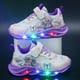thumbnail image 2 of Zapatos de malla transpirable para niños de Disney, zapatillas de otoño, nuevos zapatos para niños, luces, zapatos casuales para niñas elsa frozen, Princess34-Insole 21,2 cm Gao Jinjia LED, 2 of 2
