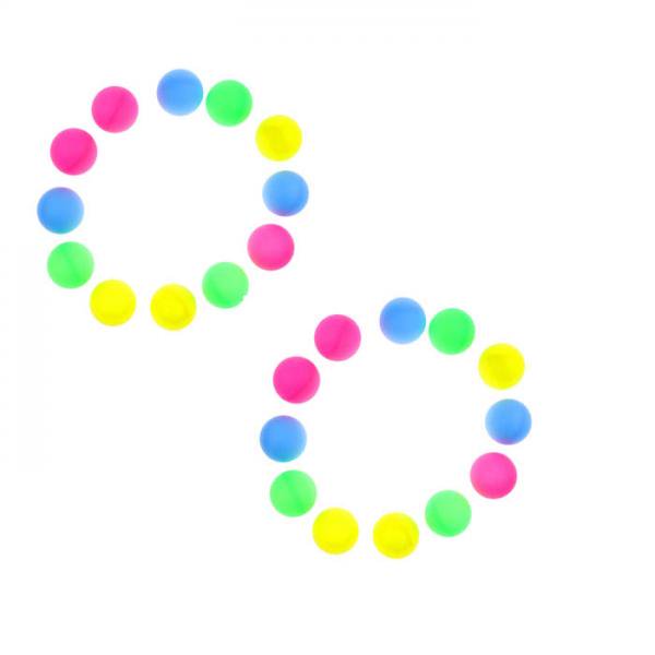 24 Unids de Pelotas Color Mezclado Zulema Suministros de Practicá para Deportista de Decoracion Bolas de cerveza del tenis de mesa
