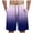 Purple, variant on KPOPLK Mens Shorts Casual 5"/ 7" Cotton Elastic Waist Drawstring Summer Vacation Beach Shorts with Pockets Size XXXL,AG
