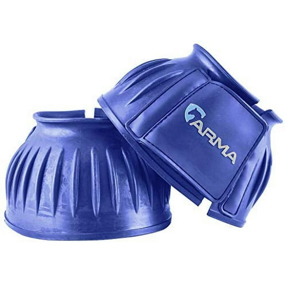 Shires Arma Overreach Bell Boots: Protect Your Horse's Hooves in StyleRoyal Blue / X-Full