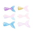 thumbnail image 1 of CIMAXIC mermaid pendant 6PCS Resin Mermaid Gradient Fish Tail Keychain Earrings Necklace Pendant Tail Charm Keychain Key Rings for Backpack Car Phone Jewelry Decoration,1.77"X1.18"X0.2", 1 of 4