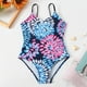 thumbnail image 2 of Odeerbi 8-14 Años Bañador de Una Pieza Para Niñas Bañador de Verano Bañador Hawaiano Bañador Floral Mono de Natación, 2 of 5