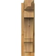 thumbnail image 2 of Ekena Millwork 6"W x 16"D x 24"H Balboa Rough Sawn Craftsman Outlooker, Western Red Cedar, 2 of 4