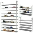 thumbnail image 5 of Shoe Rack Shelf Fabric Tier Space Saving Organizer Shelf Storage 10 Tier 50 Pair, 5 of 6