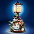 thumbnail image 2 of The Bradford Exchange So Merry And Bright Lantern Collection - Jingle All The Way Issue #1 Flameless Snowman Lantern Christmas Decoration by Dona Gelsinger 10-inches, 2 of 2
