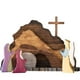 thumbnail image 1 of Tumba Hecha a Mano Pascua Escena Decoración de Madera La Tumba Vacía Pascua Escena y Escena de Pascua para Mesa de Casa, 1 of 8