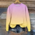 thumbnail image 4 of Tao Tao Toddler Kids Boys Girls Crewneck Sweatshirt Long Sleeve Tops Cute Pullover Loose Fit Casual Outfit Athletic Spring Fall Purple 3 Years, 4 of 8